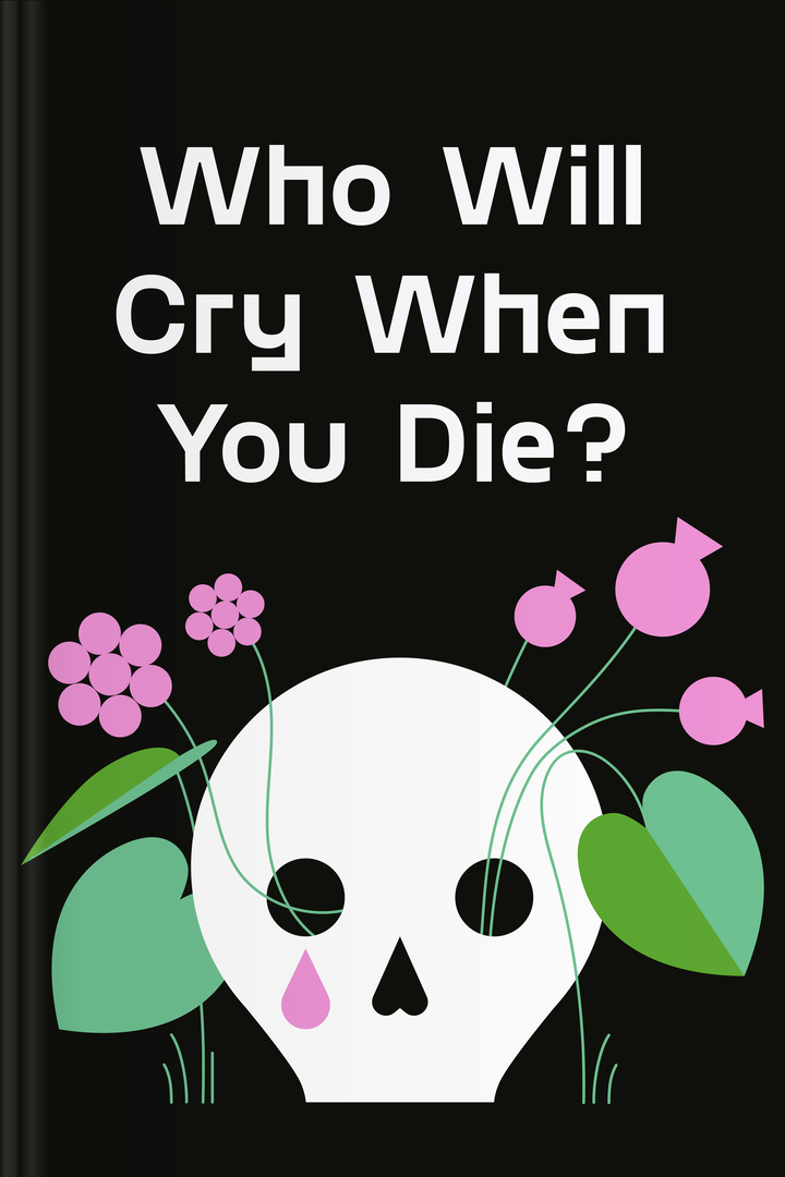 Robin Sharma Who Will Cry When You Die book cover with themes of legacy and meaningful living