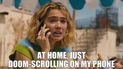 Doomscrolling and anxiety caused by constant negative social media content